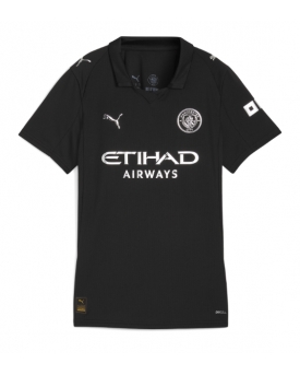 Billige Fotballdrakt Manchester City Replika Bortedrakt Dame 2025-26 Kortermet Billige Fotballdrakt Manchester City Replika Bortedrakt Dame 2025-26 Kortermet